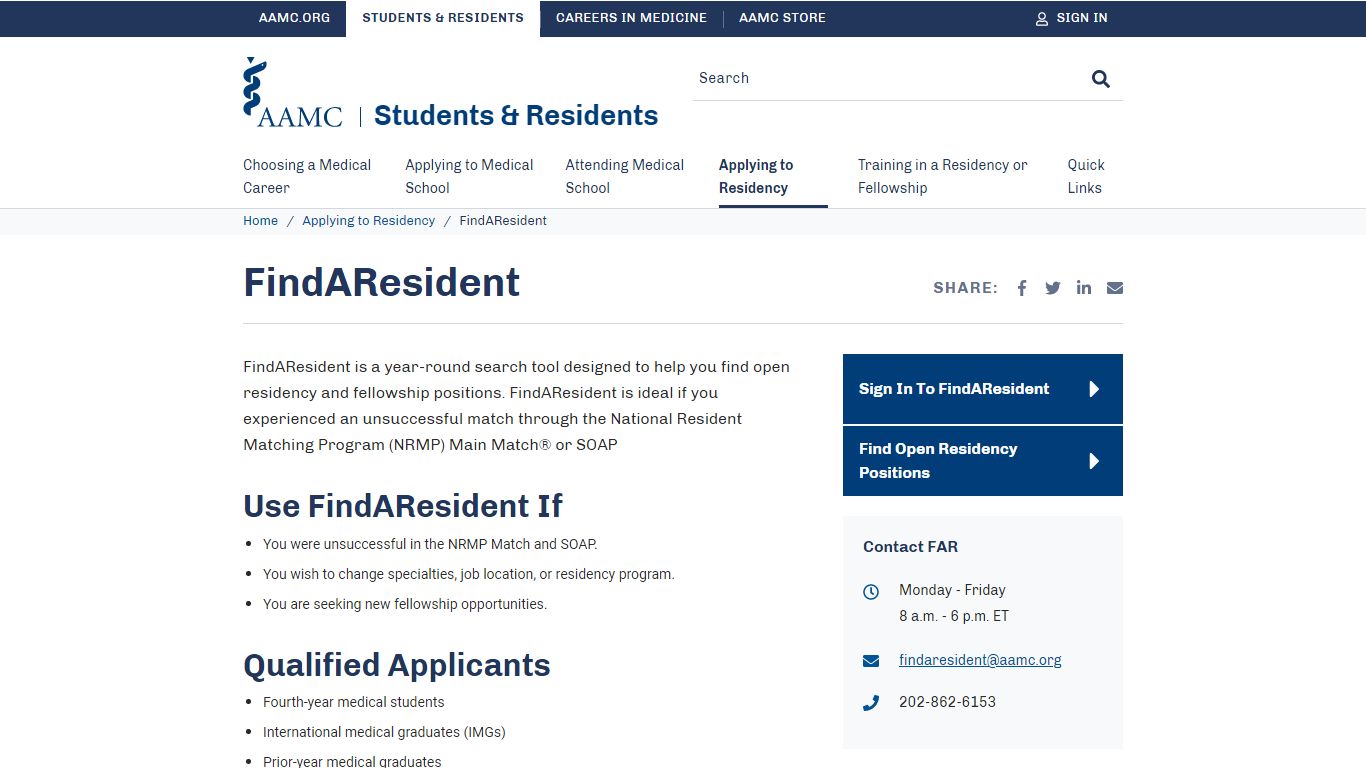 FindAResident | Students & Residents